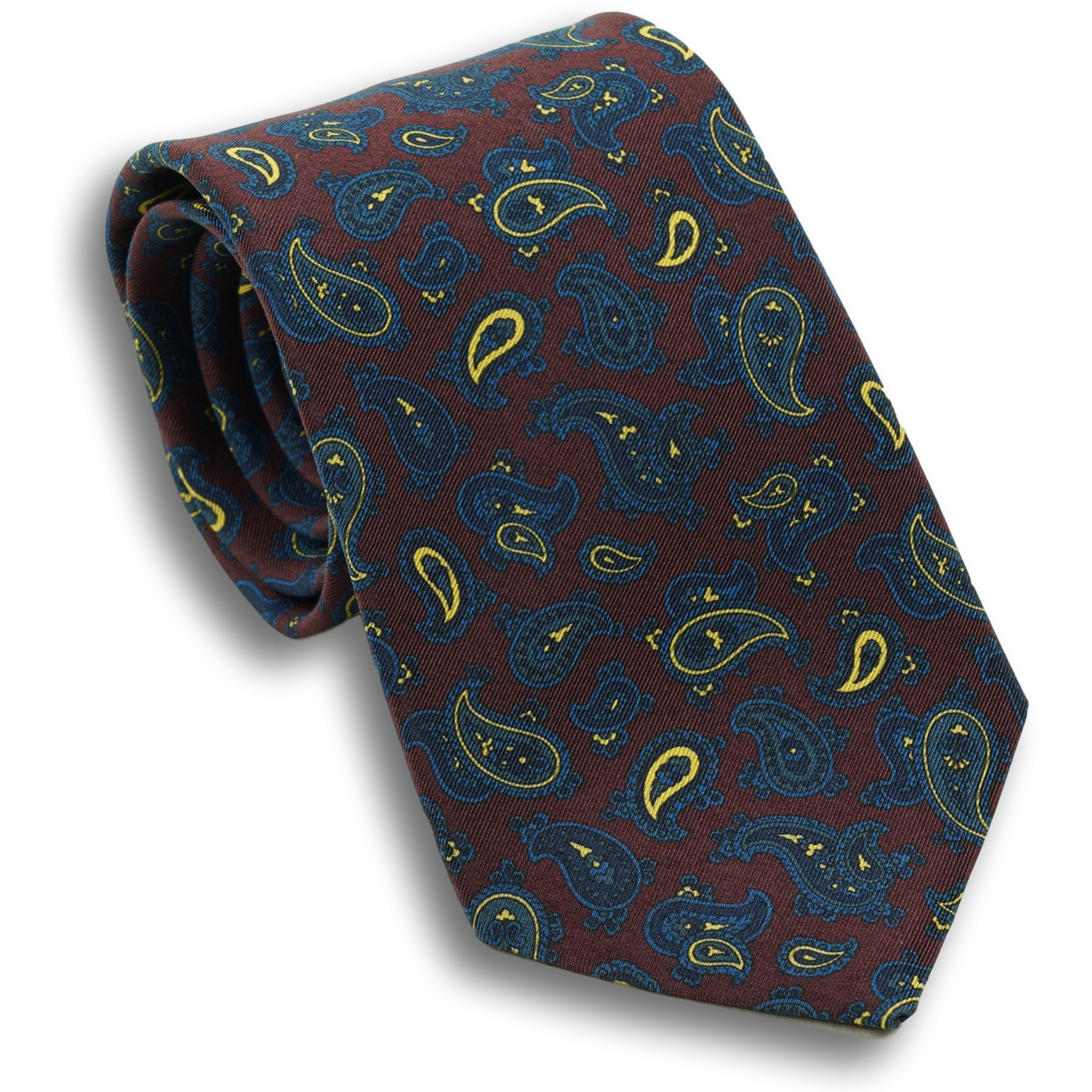 Paisley Irish Poplin Tie