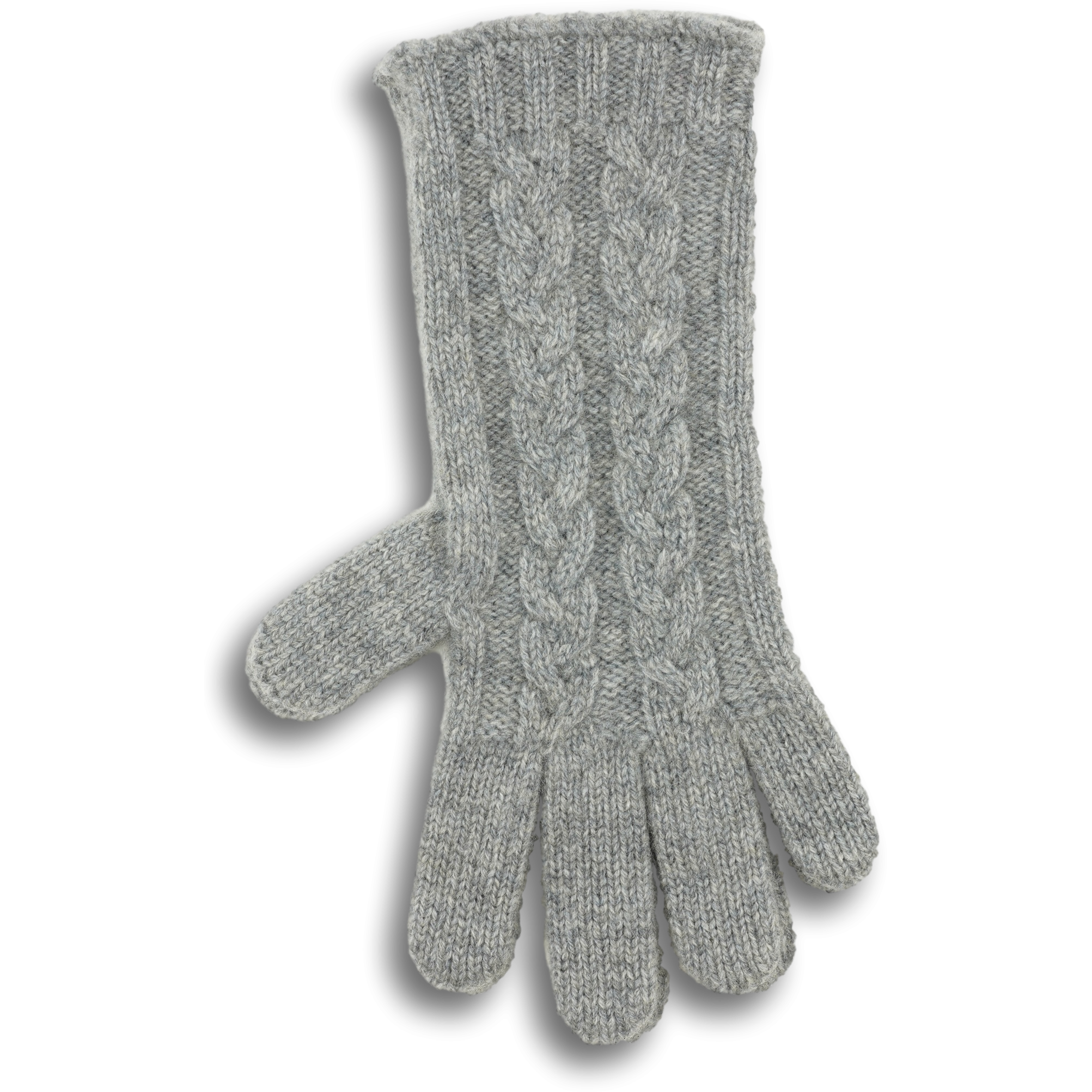 Cashmere Cable Knit Gloves