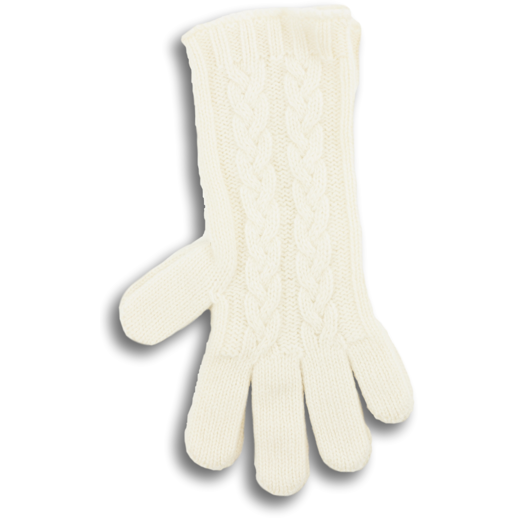 Cashmere Cable Knit Gloves