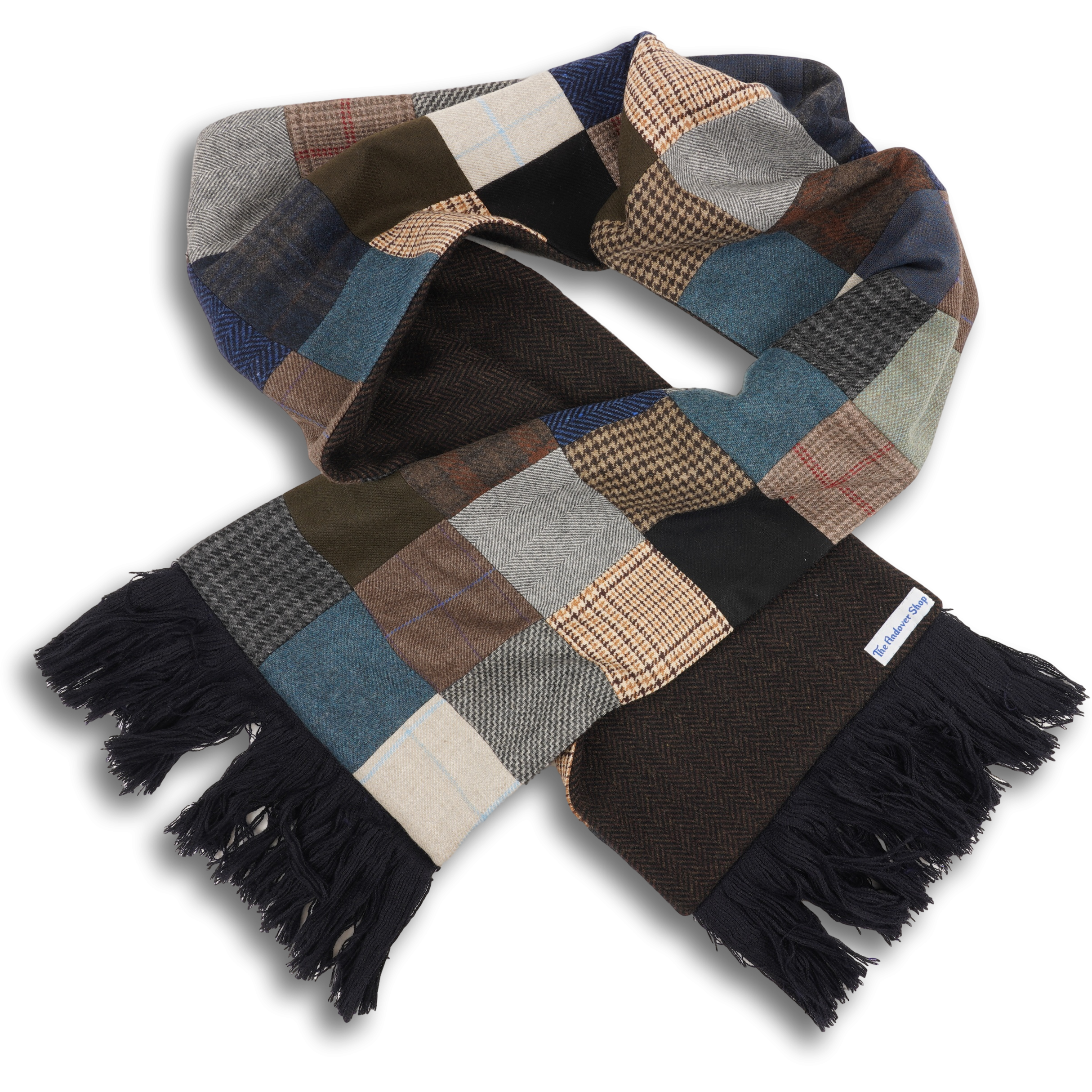 100% Cashmere Patchwork Scarf