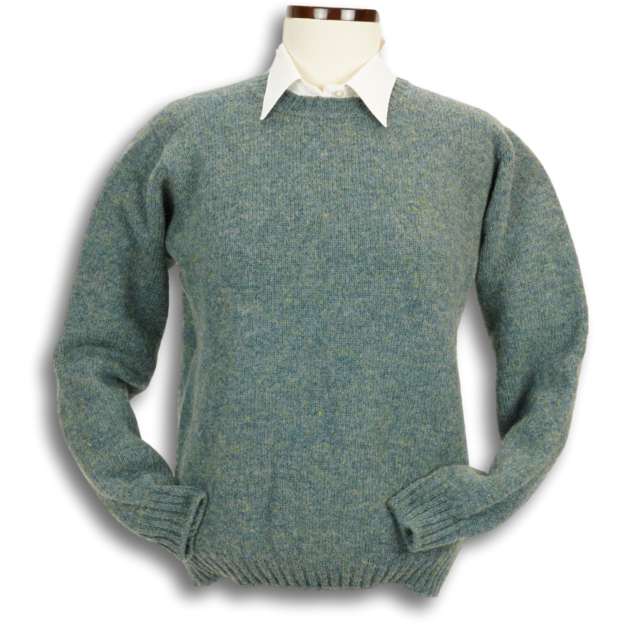 Ladies Shetland Crew Neck Sweater