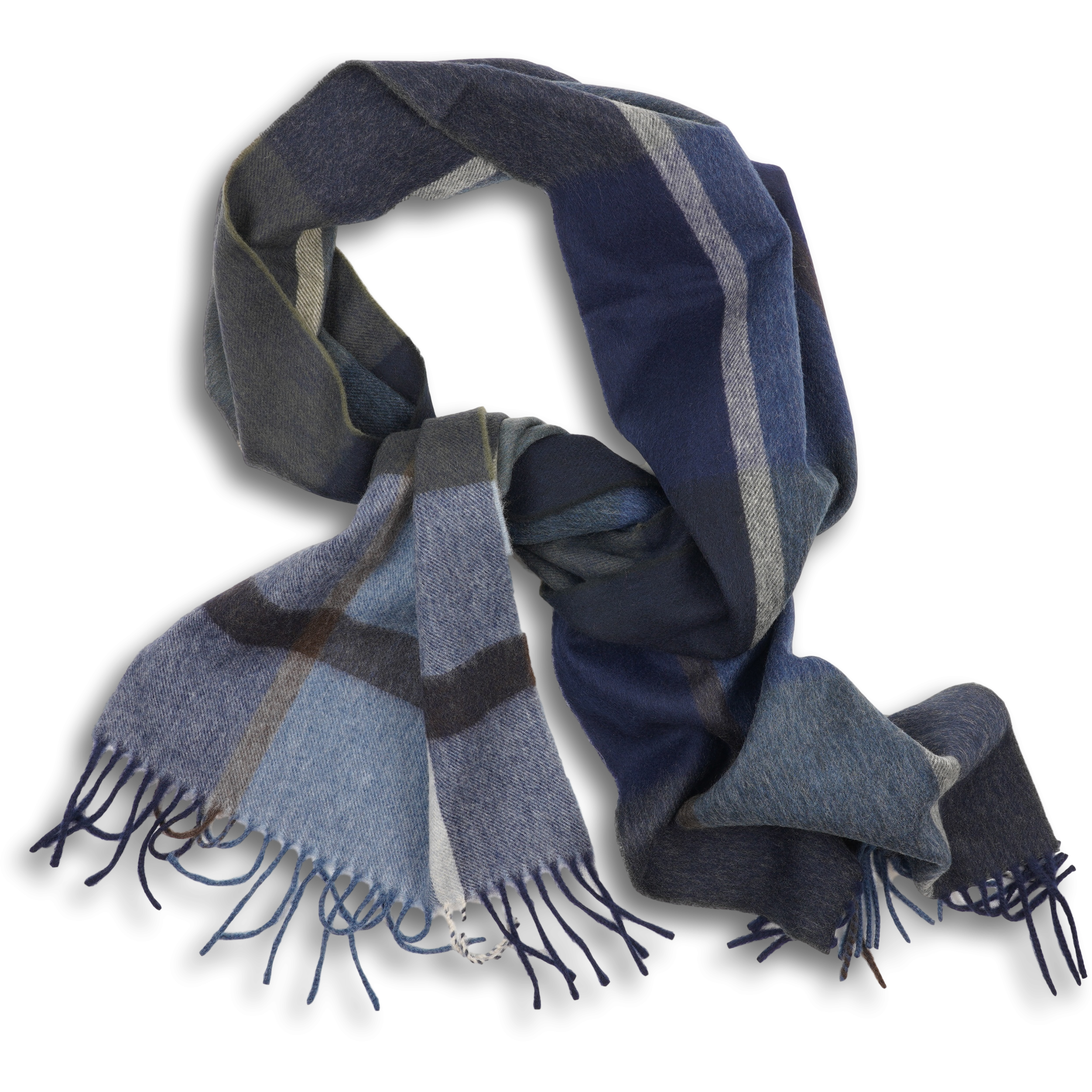 Jura Tartan Lambswool and Angora Scarf