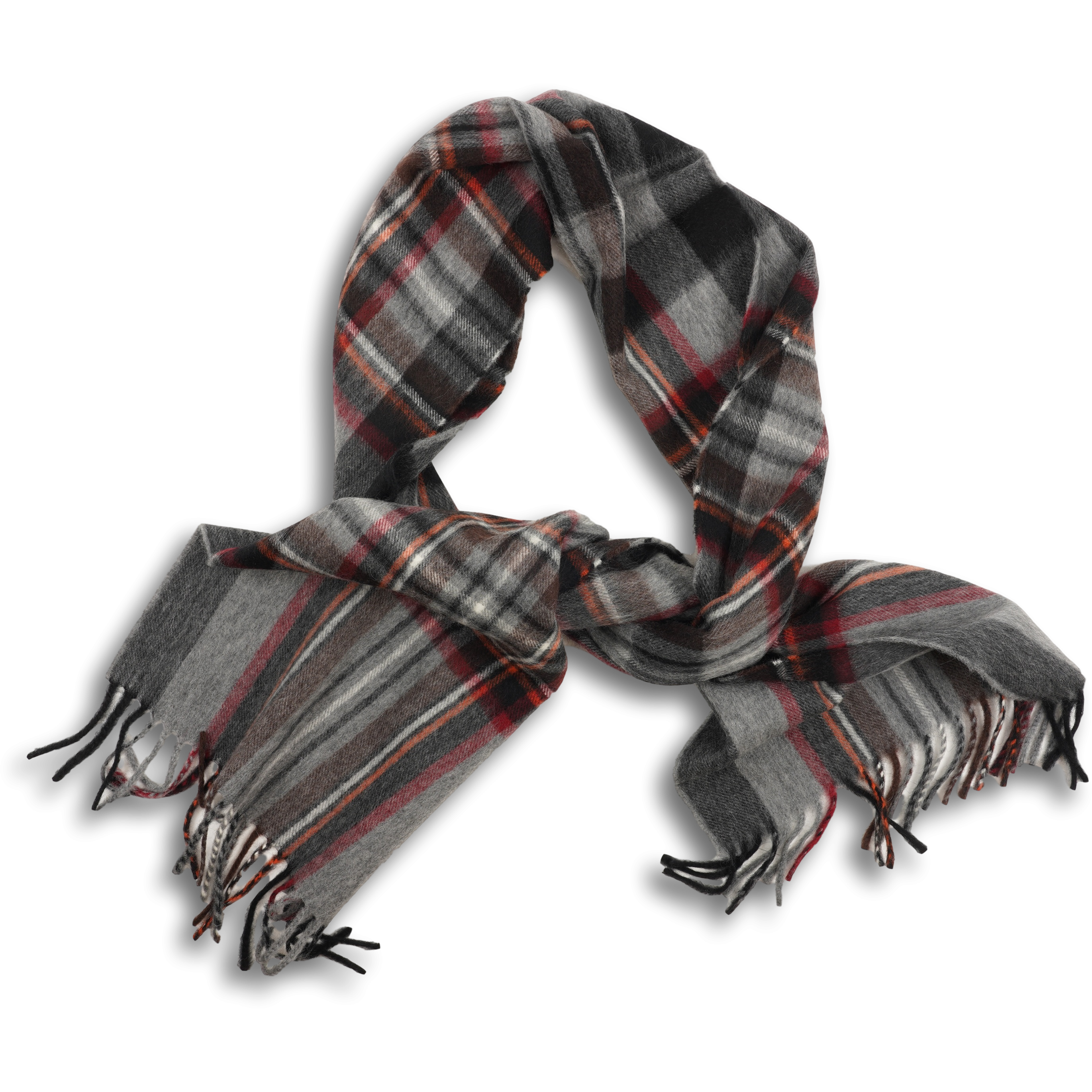 Jura Tartan Lambswool and Angora Scarf