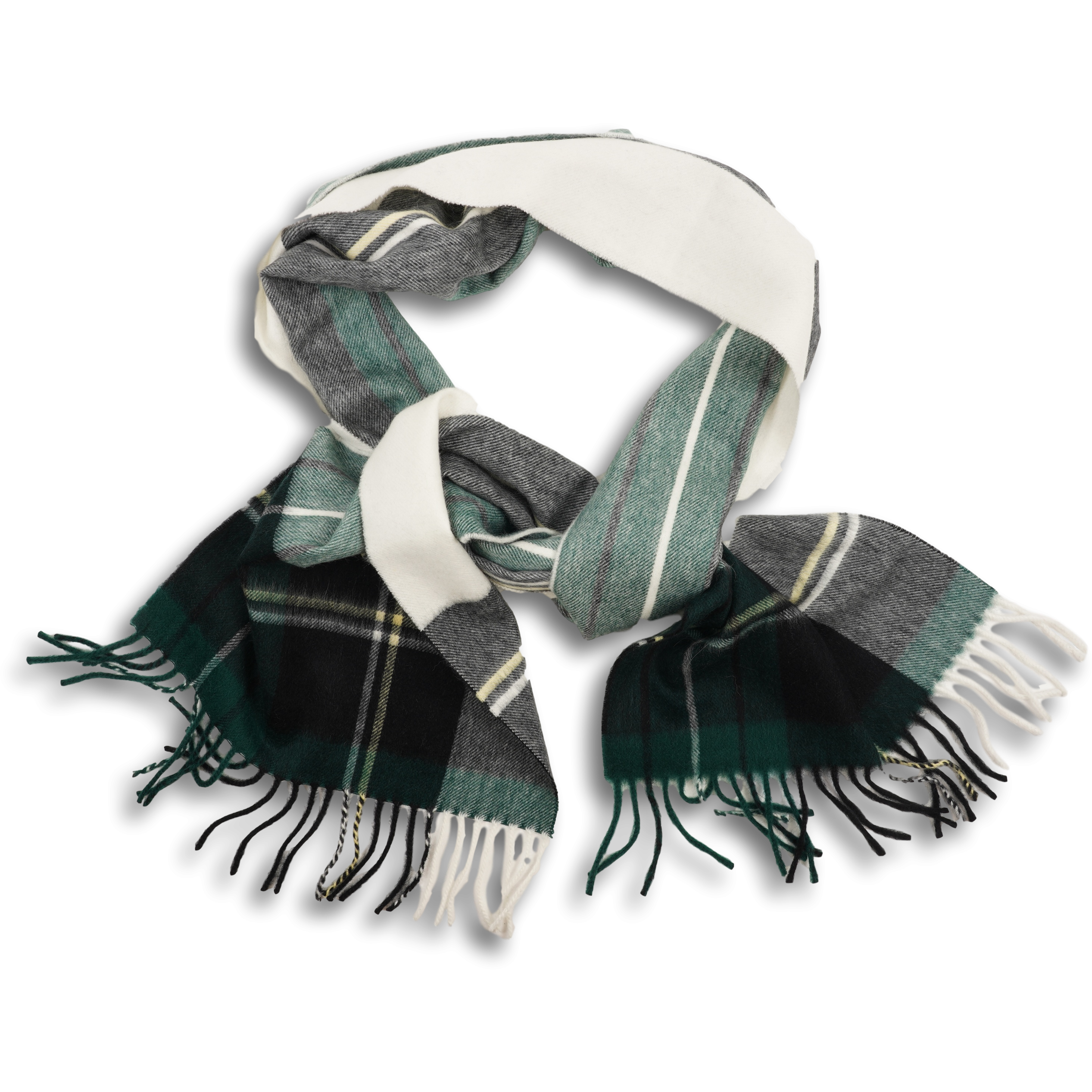 Jura Tartan Lambswool and Angora Scarf