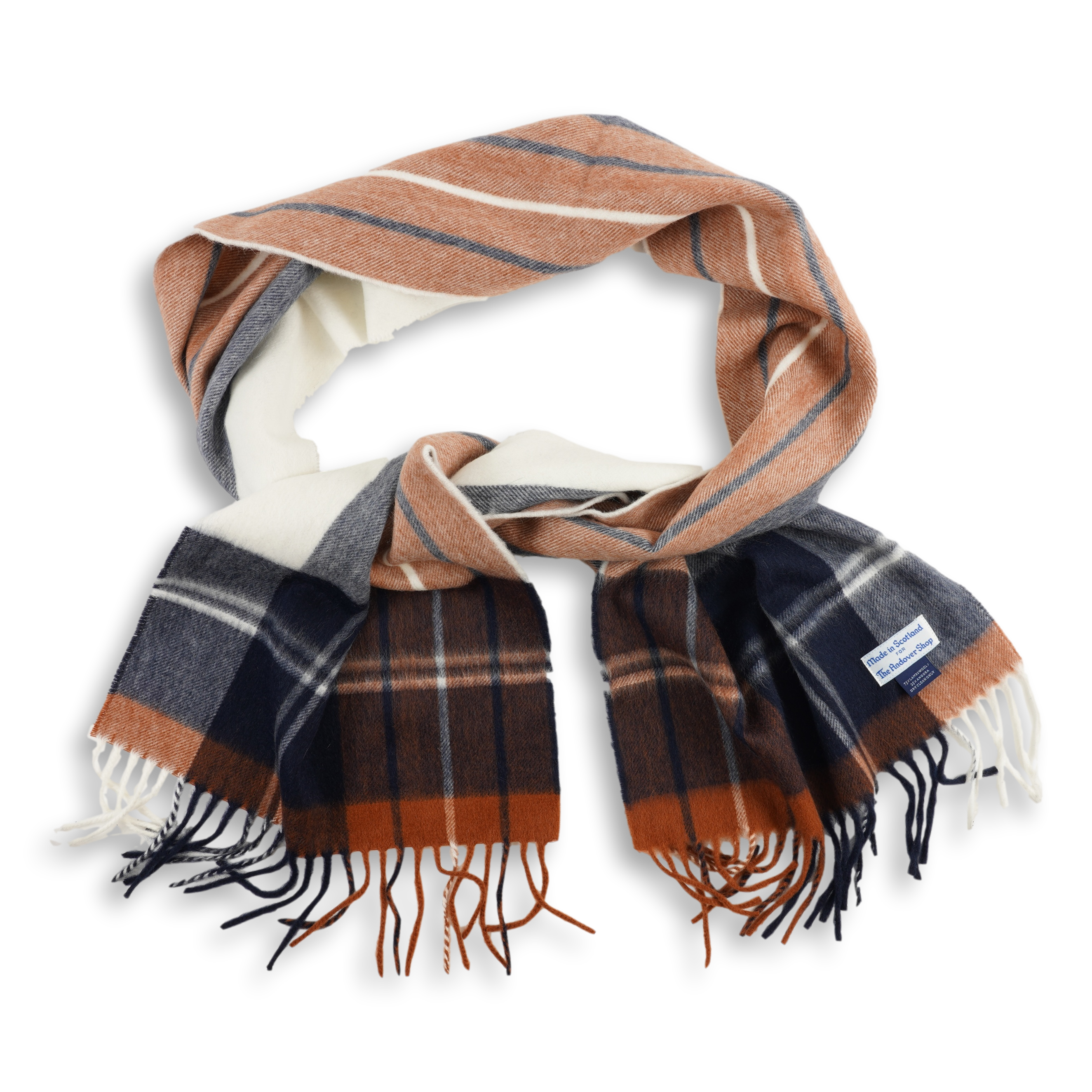 Jura Tartan Lambswool and Angora Scarf