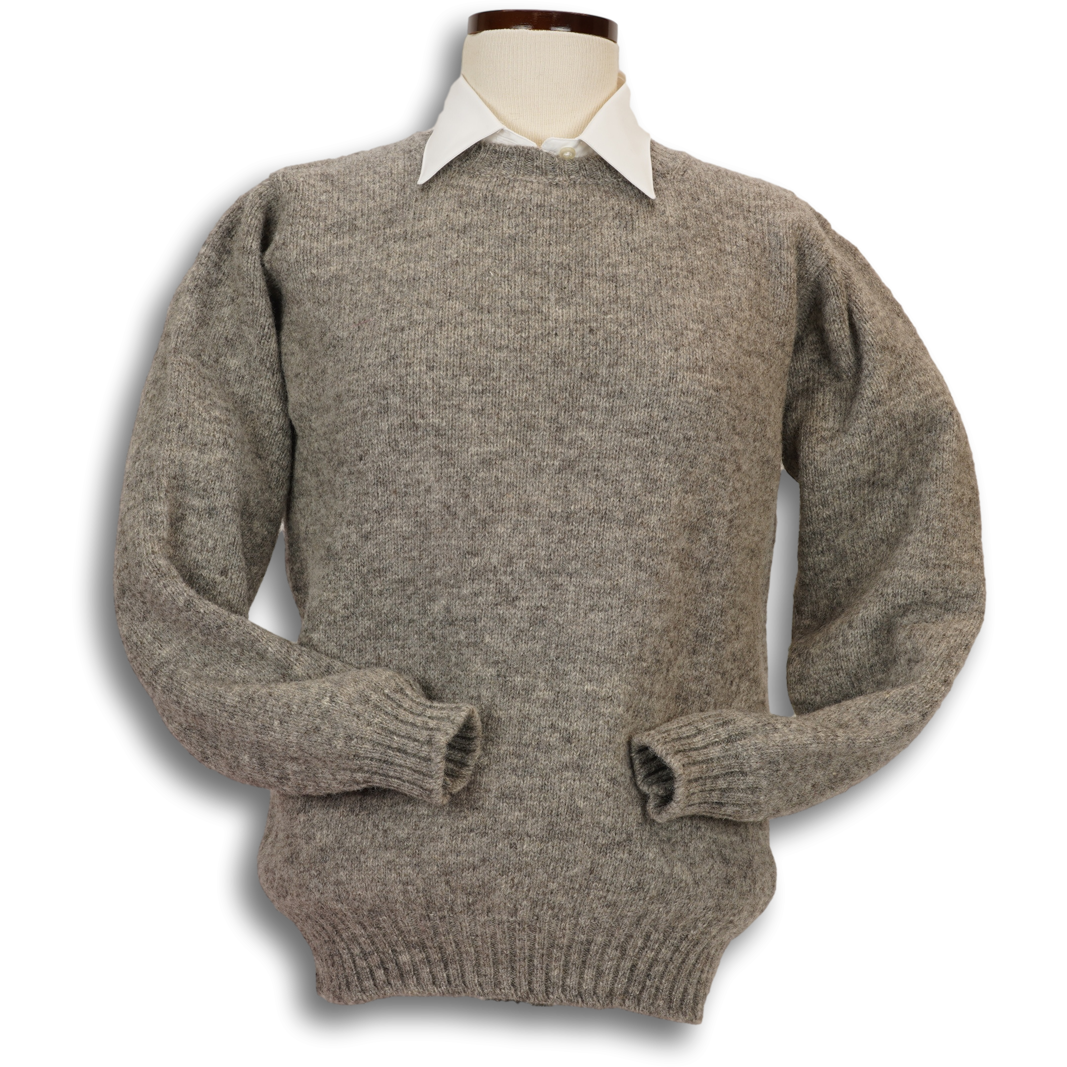 Ladies Shetland Crew Neck Sweater