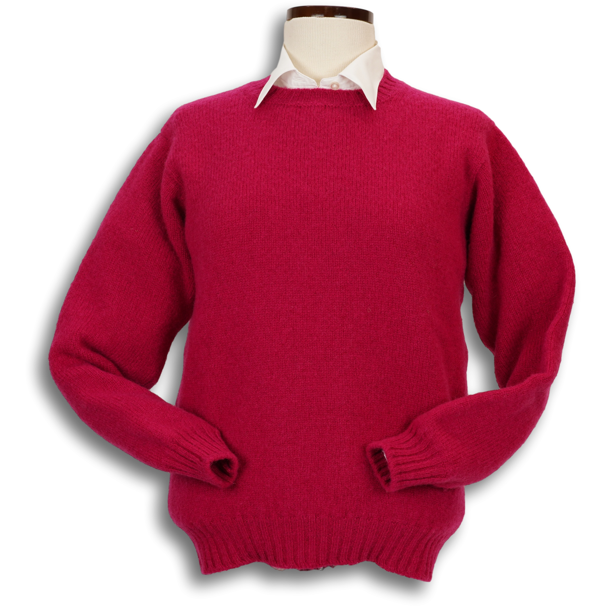 Ladies Shetland Crew Neck Sweater