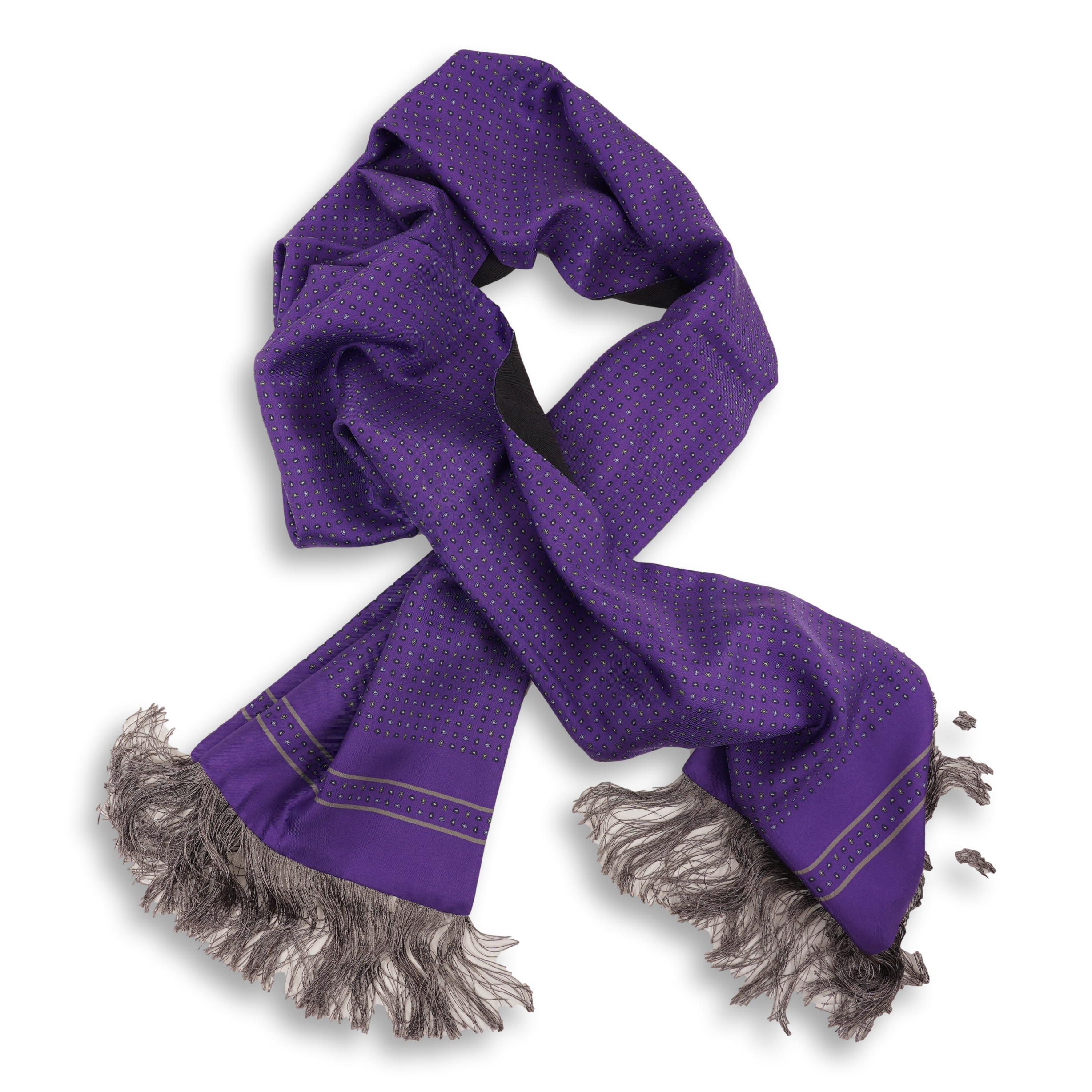 Italian Silk Scarf with Wool Lining