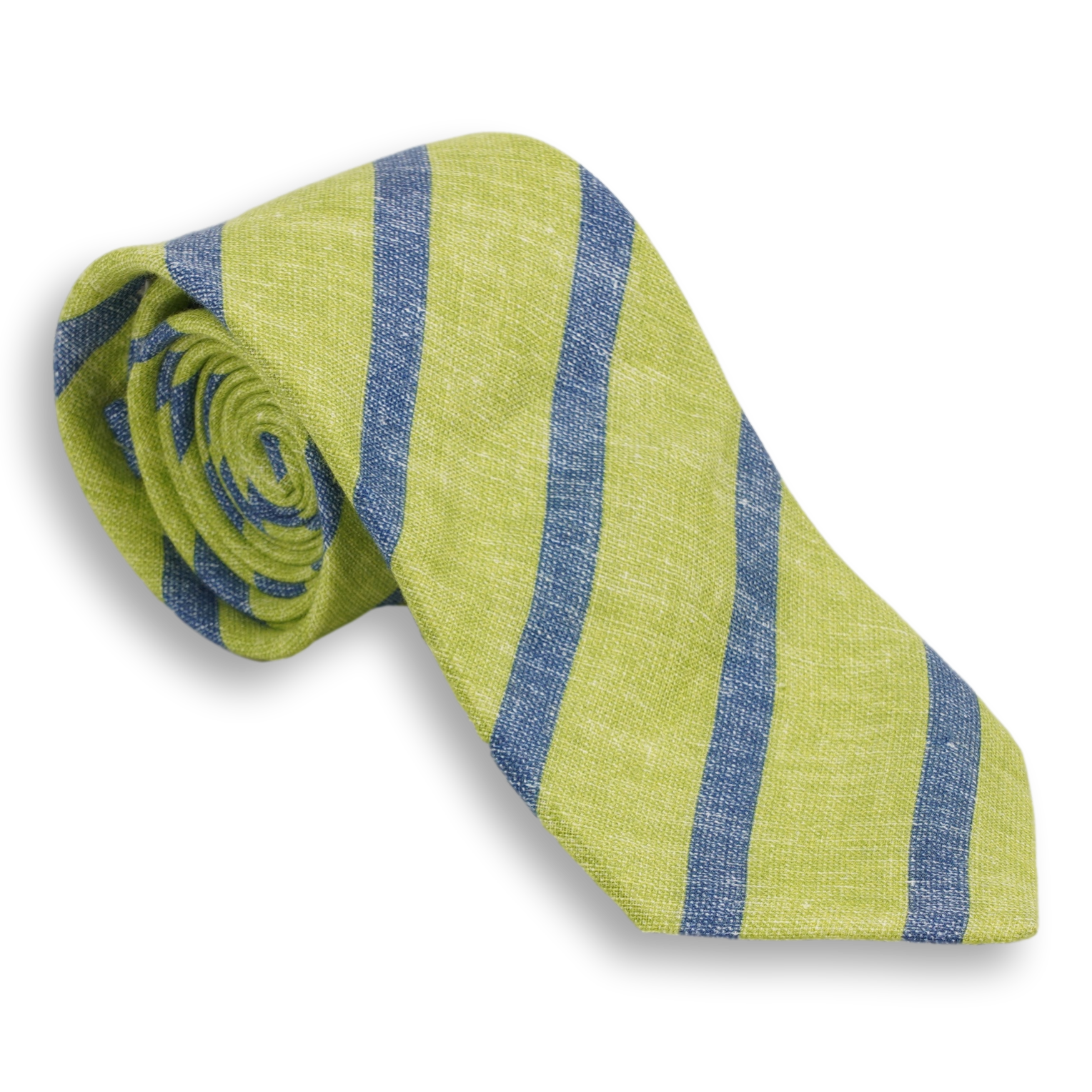 Striped Linen Tie