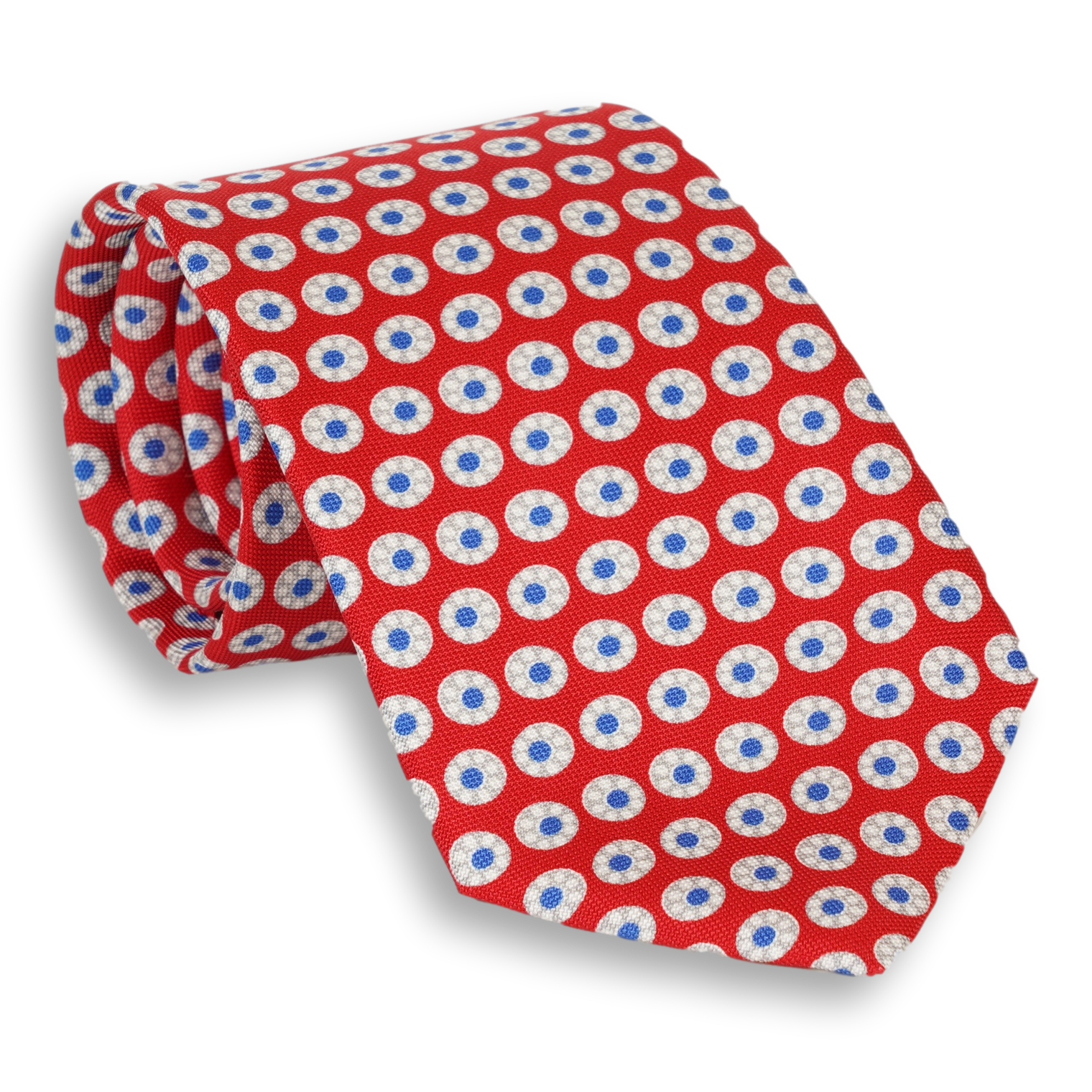 Abstract Flowers Neat Silk Tie