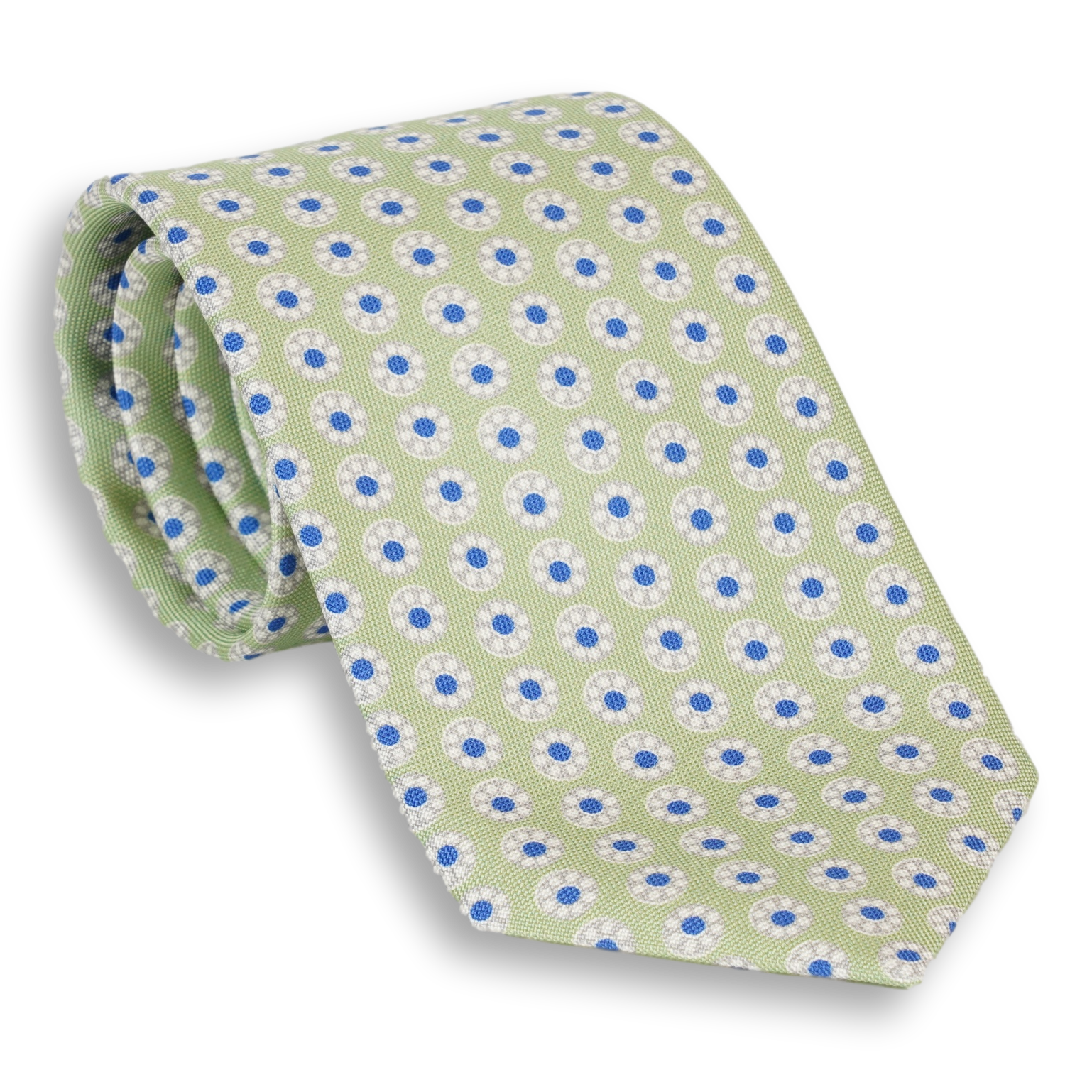 Abstract Flowers Neat Silk Tie