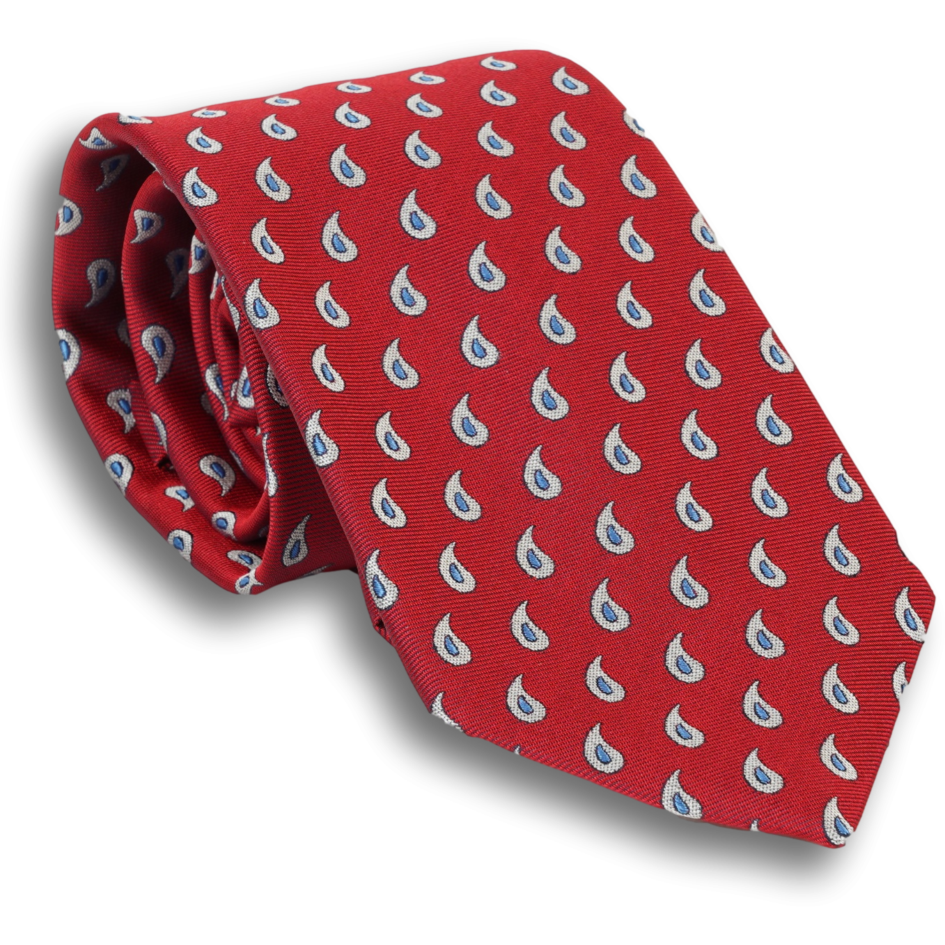 Paisley Foulard Woven Silk Tie