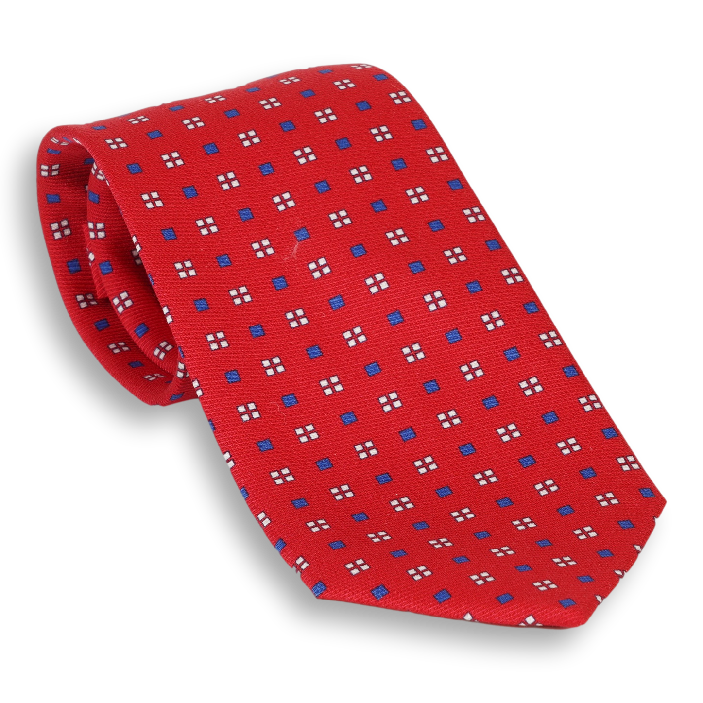 Alternating Squares Neat Silk Tie