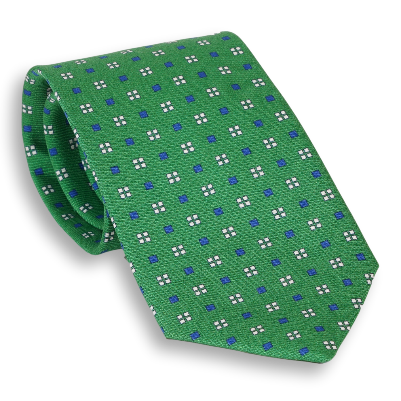 Alternating Squares Neat Silk Tie