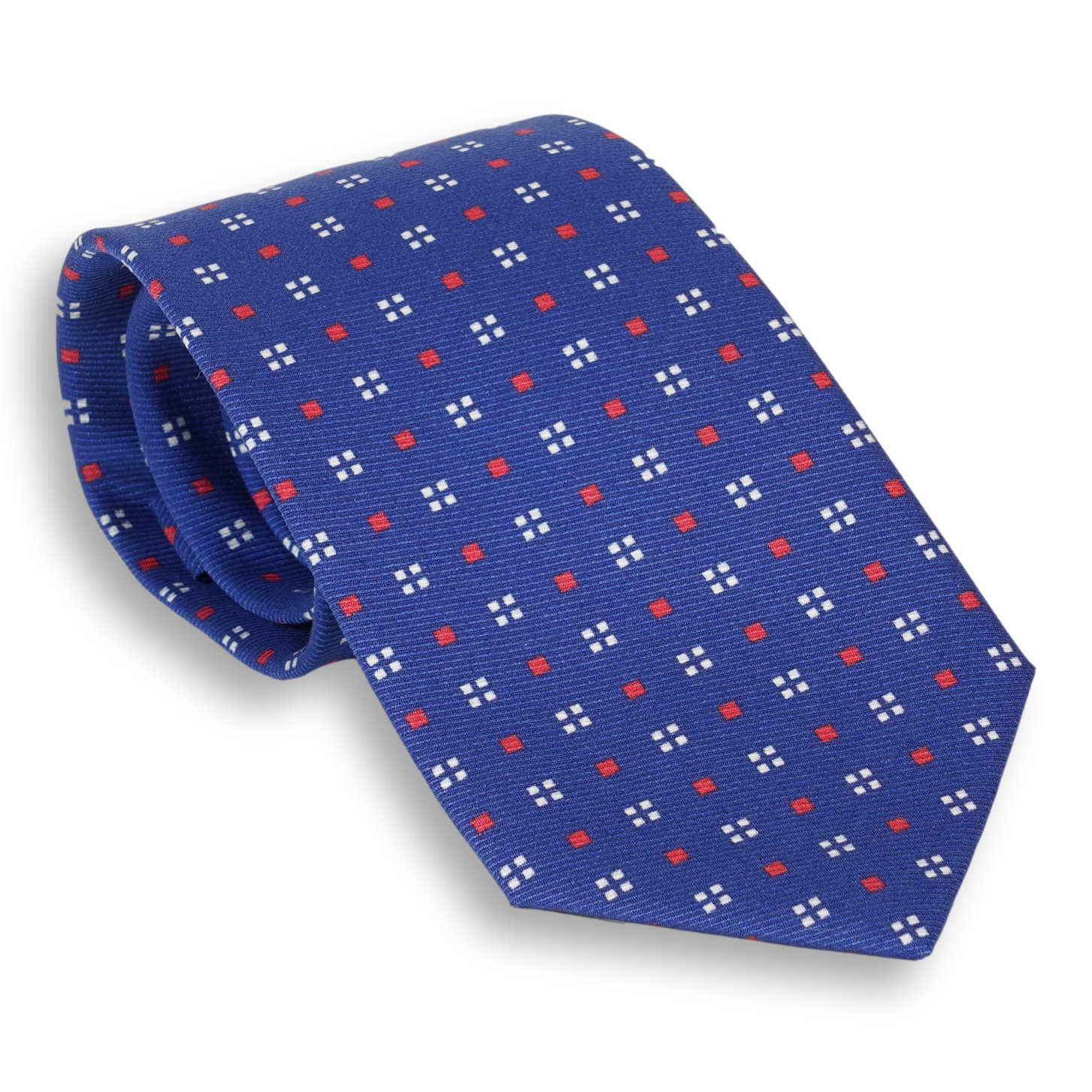 Alternating Squares Neat Silk Tie