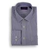 Pinstripe Spread Collar Dress Shirt