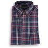 Navy and Red Plaid Viyella Sport Shirt