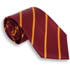 Maroon and Gold Silk Repp Tie