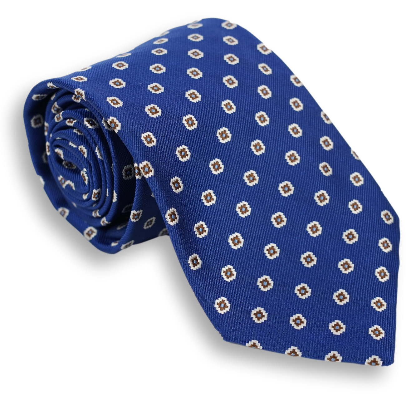 Abstract Medallion Silk Woven Tie