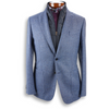 Light Blue 100% Virgin Italian Wool Zip-In Liner Sport Coat