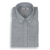 Fall Sky Blue and Grey Check Sport Shirt