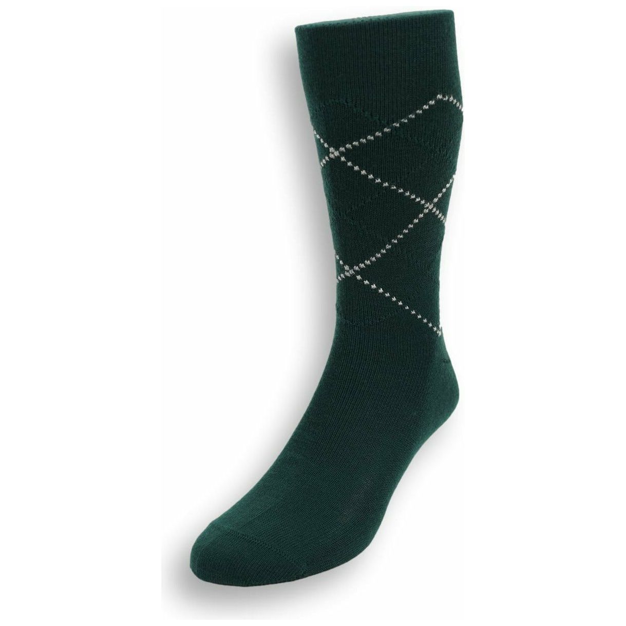 Mid-calf Argyle Wool Dress Socks