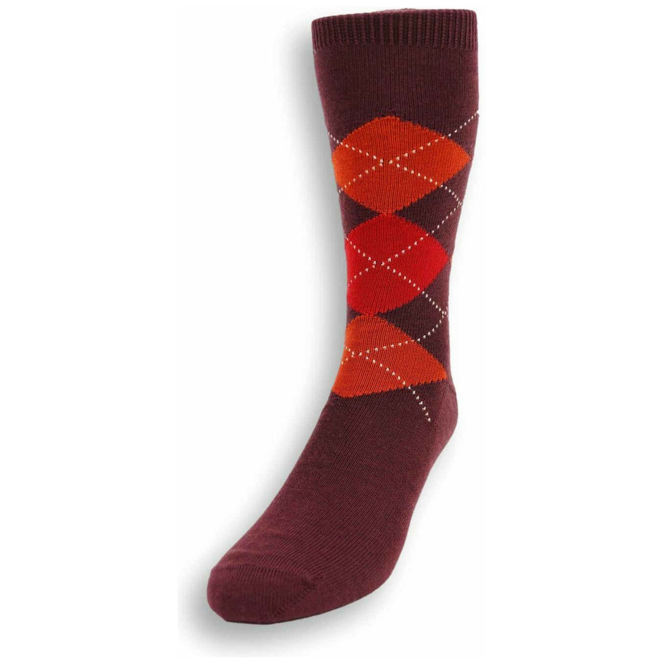 Mid-calf Argyle Wool Dress Socks