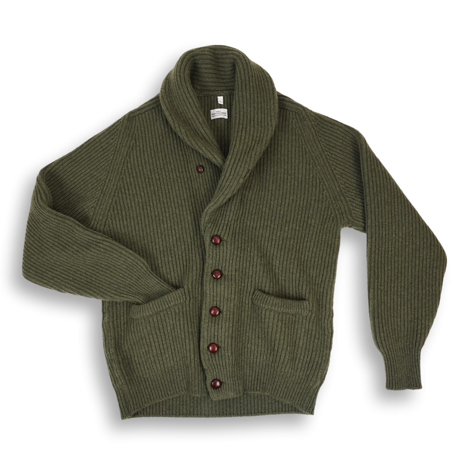 Windsor Shawl Collar Cashmere Cardigan