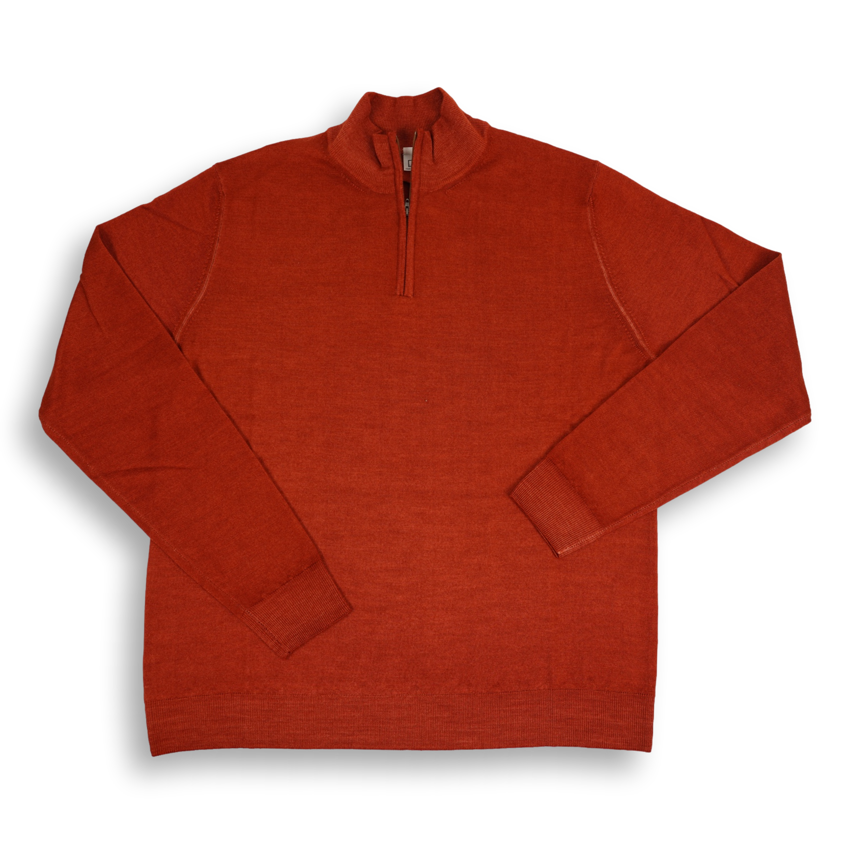 100% Merino Wool 1-Ply Quarter Zip Sweater