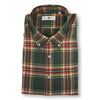 Autumn Colors Plaid Flannel Sport Shirt