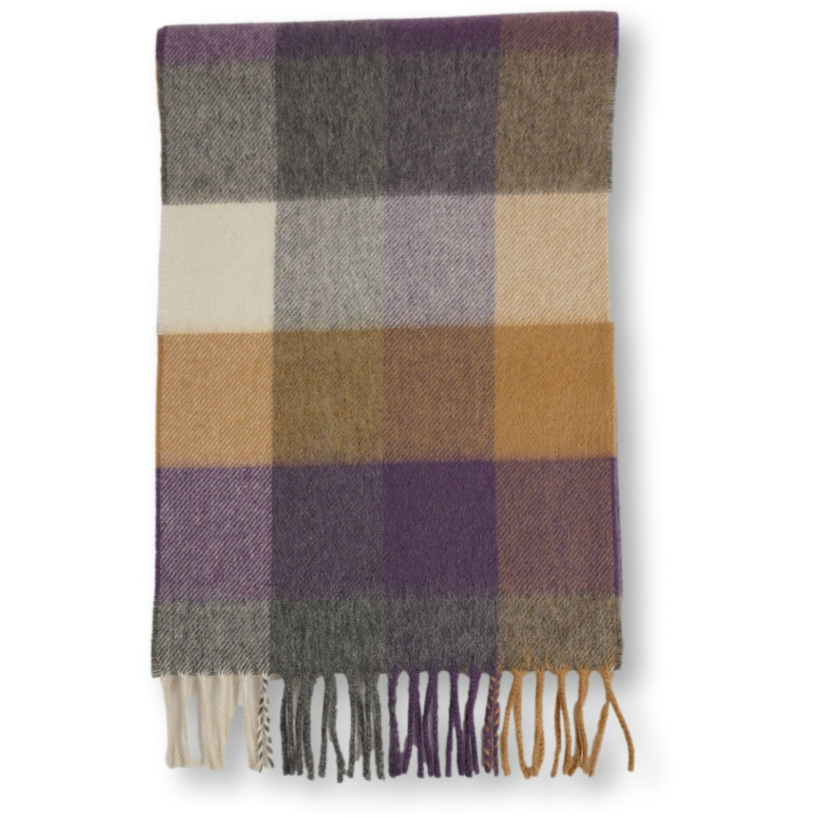 Classic 100% Check Cashmere Scarf