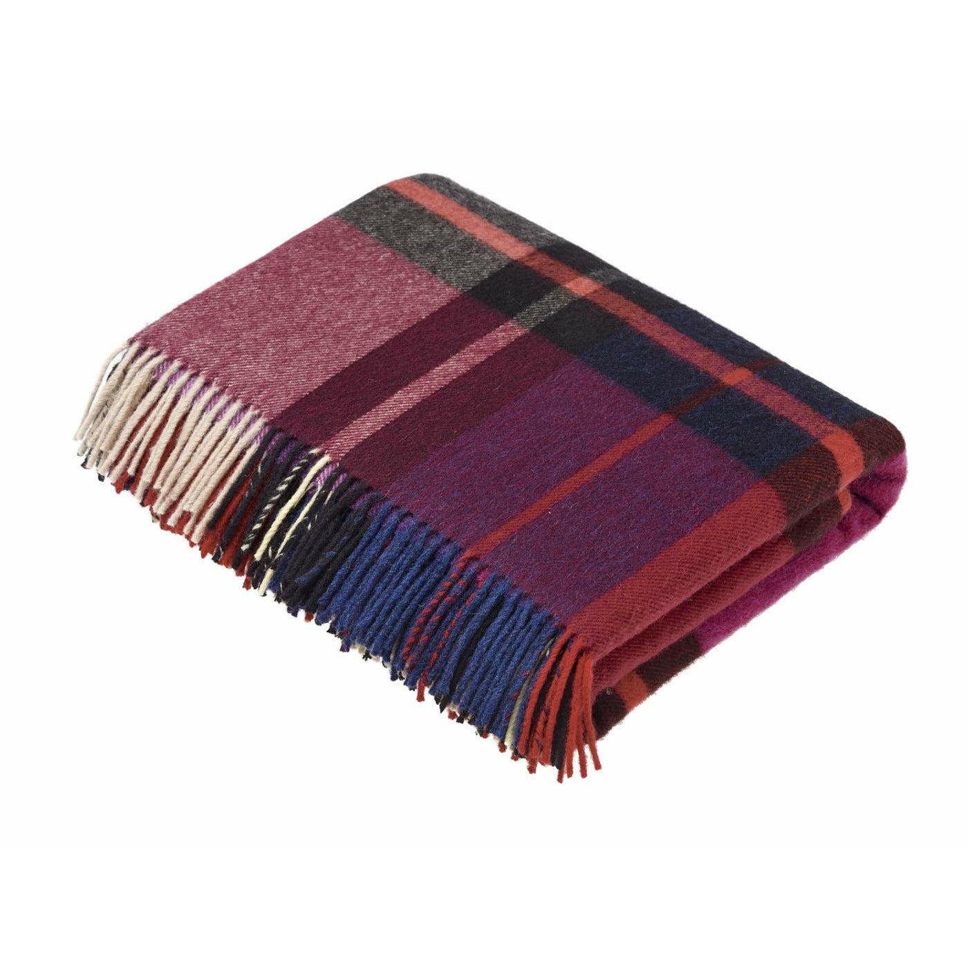 Madison Check Lambswool Blanket