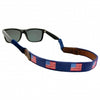 American Flag Needlepoint Sunglass Straps