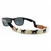 Black Lab Needlepoint Sunglass Straps