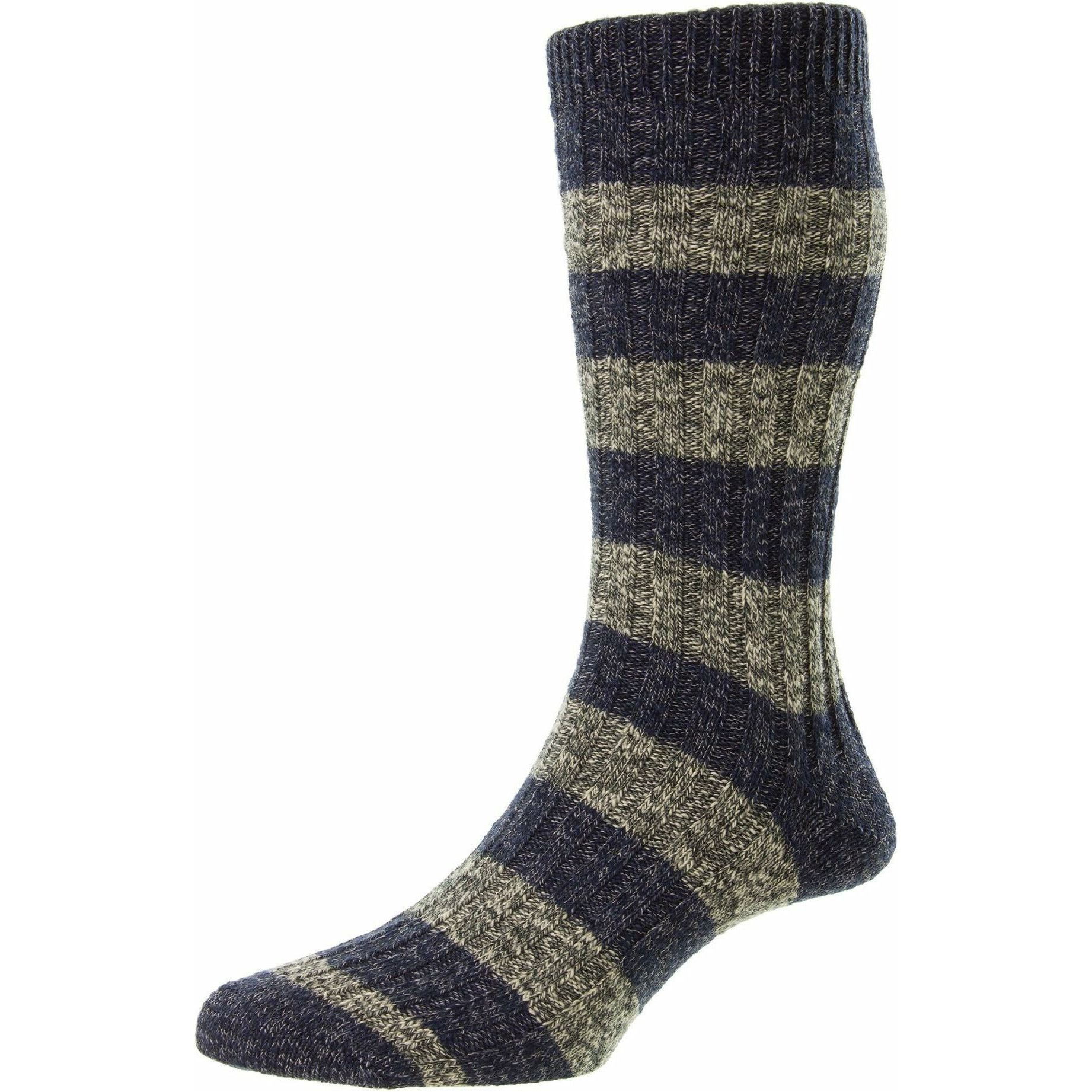 Rockley Recycled Cotton Mid-Calf Dress Socks