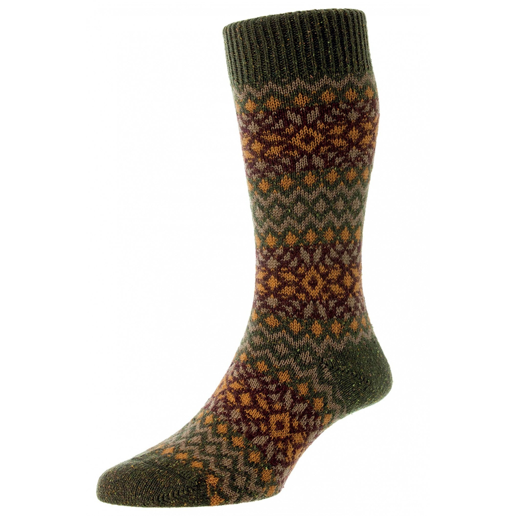 Fellcroft Fairisle Heavy Wool Socks