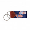 Flip Flops Needlepoint Key Fob