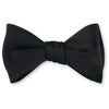 Silk Grosgrain Black Formal Bowtie