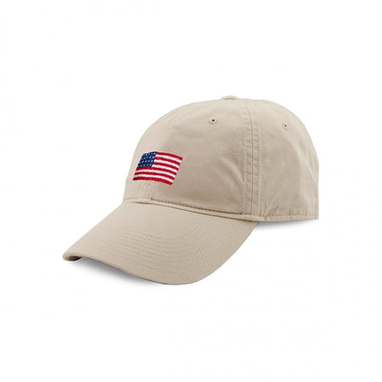 American Flag Needlepoint Hat