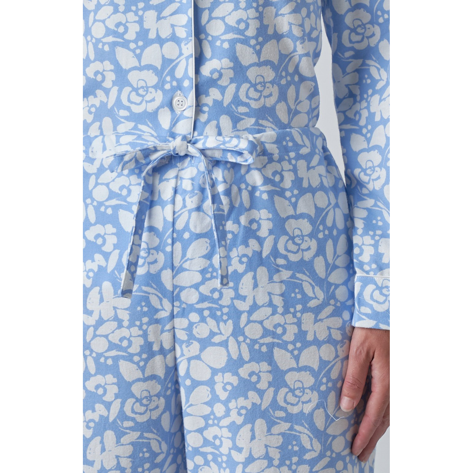 Ladies Brushed Cotton Flannel Pyjamas