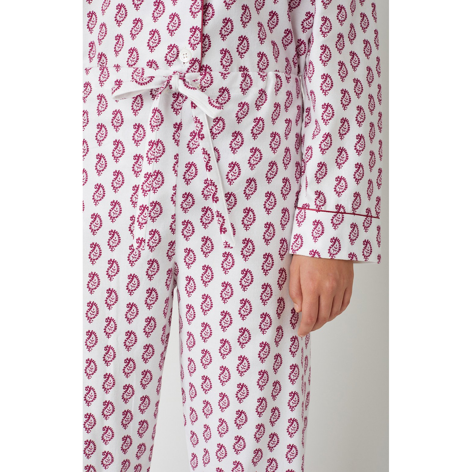 Ladies Brushed Cotton Flannel Pyjamas