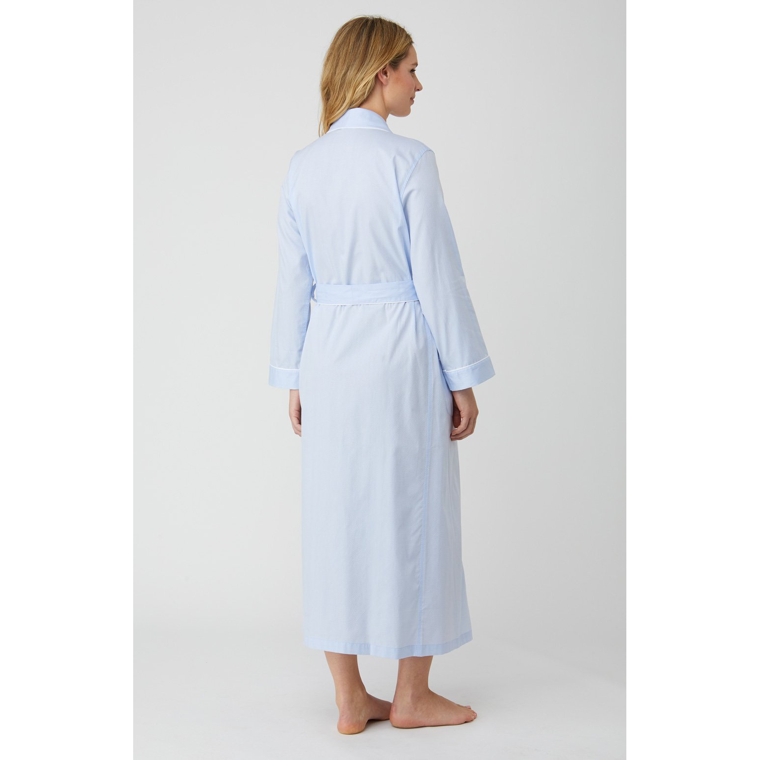 Brushed Cotton Flannel Dressing Gown