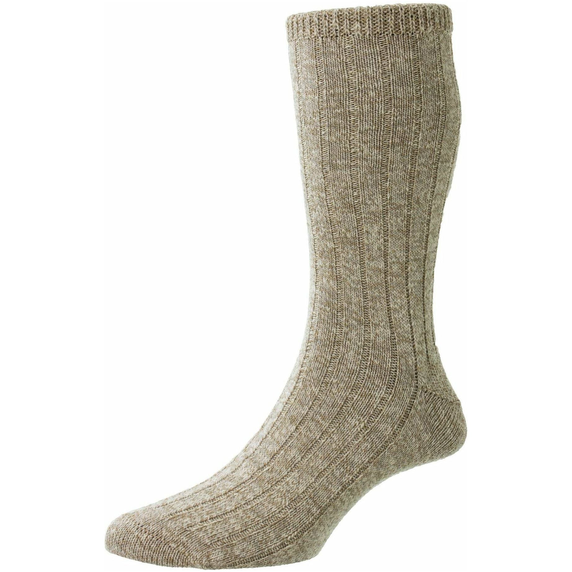 Rye recycled cotton 5x1 Ribbed Mid-Calf Dress Socks