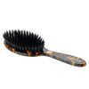 Tortoiseshell Oval Shaped Brush with Handle