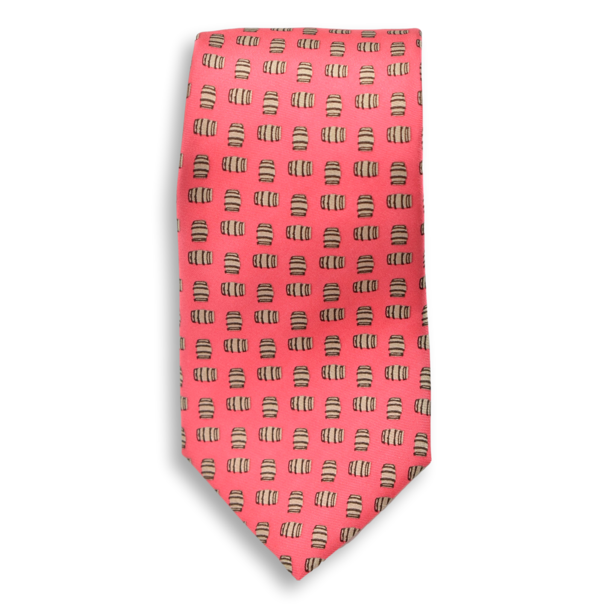 Wine Barrel Motif Tie