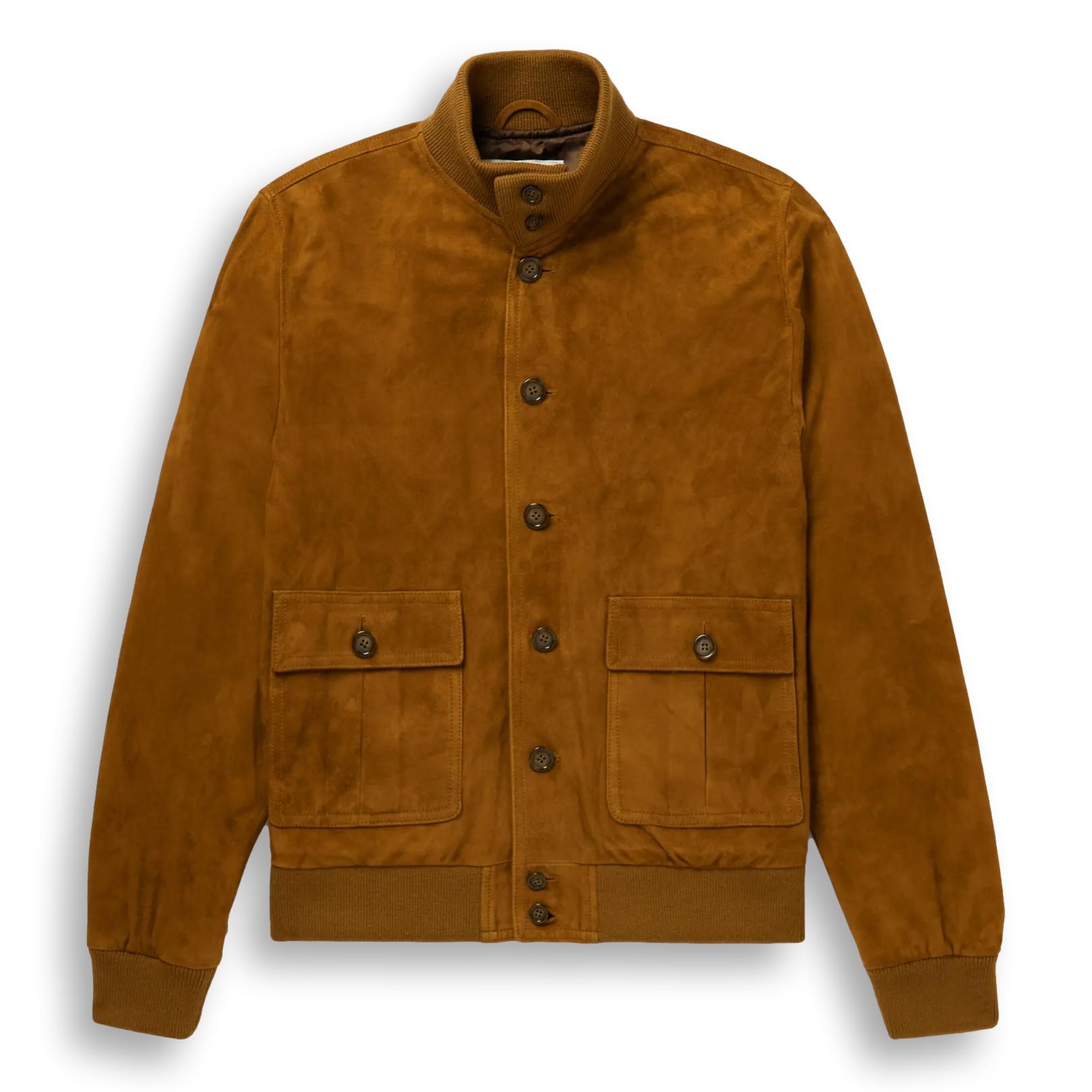 Valstarino Suede Bomber Jacket