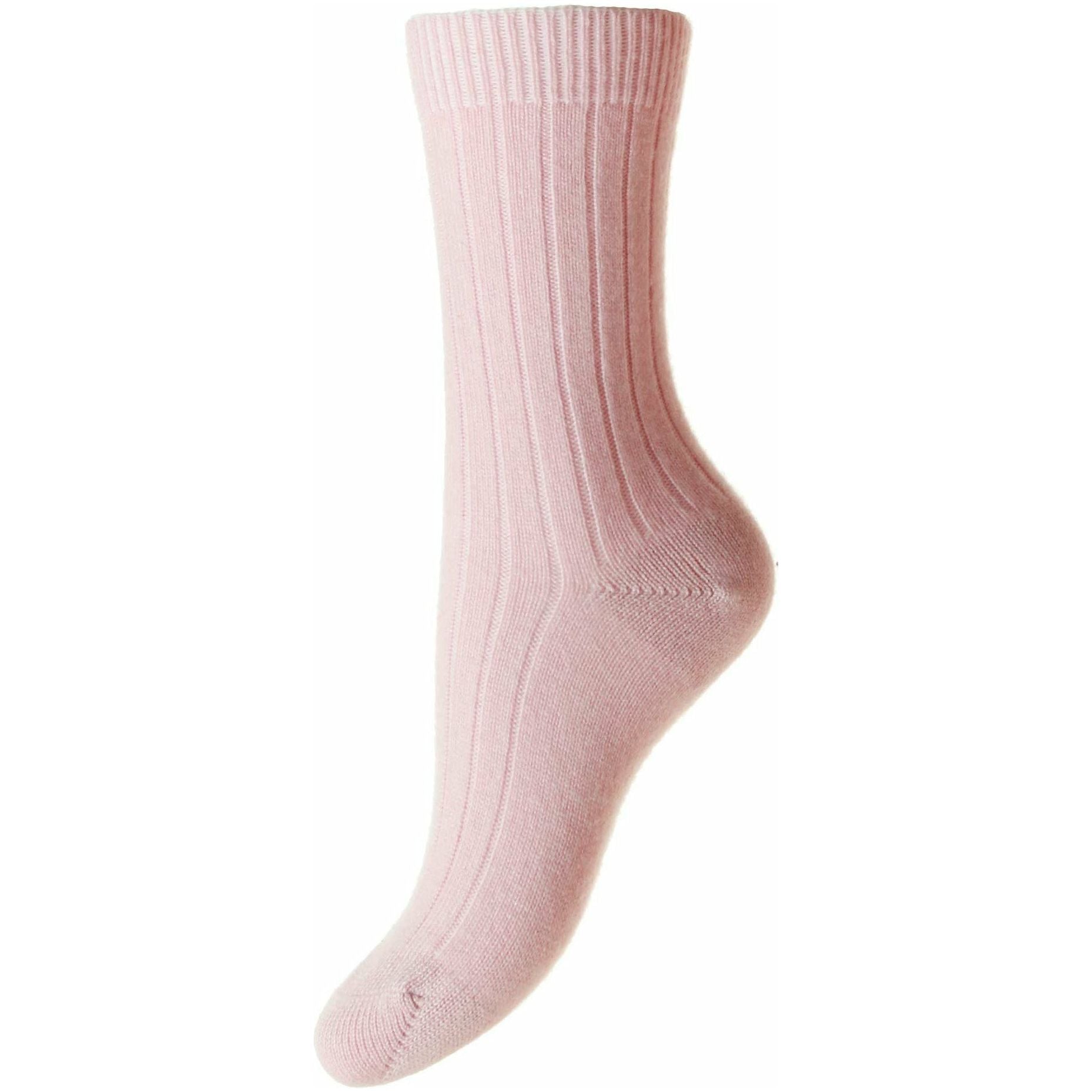 Tabitha 5x1 Rib Cashmere Ladies Dress Socks