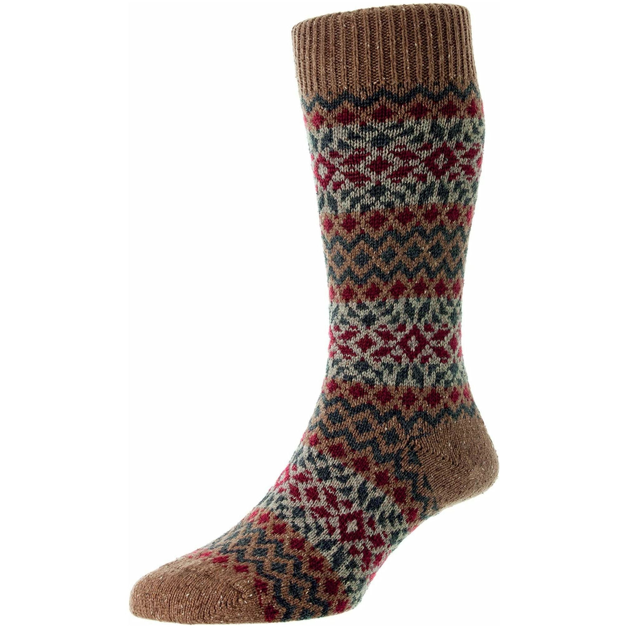 Fellcroft Fairisle Heavy Wool Socks